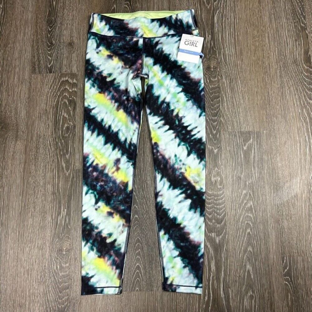 Athleta Girls NWT Printed Chit Chat Tight Size XXL/16